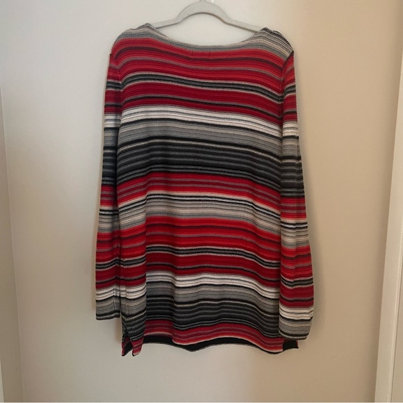 Lauren Ralph Lauren Striped Preppy Coastal Grandma Classic Sweater Size 3X - Picture 7 of 13